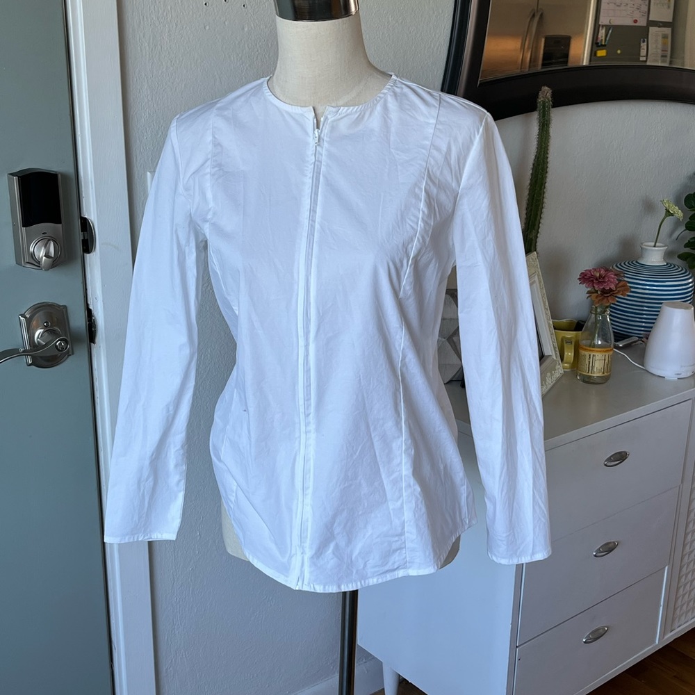 Peace of cloth zip down